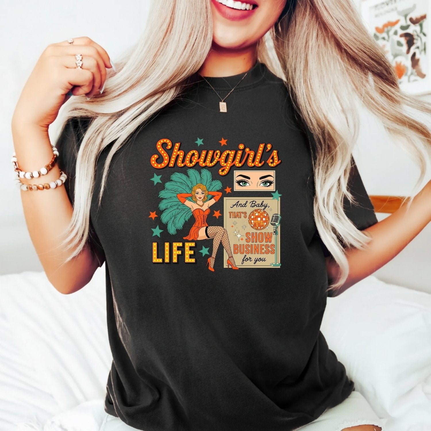 Showgirl Life Era T-Shirt – Retro Era-Inspired Graphic Tee