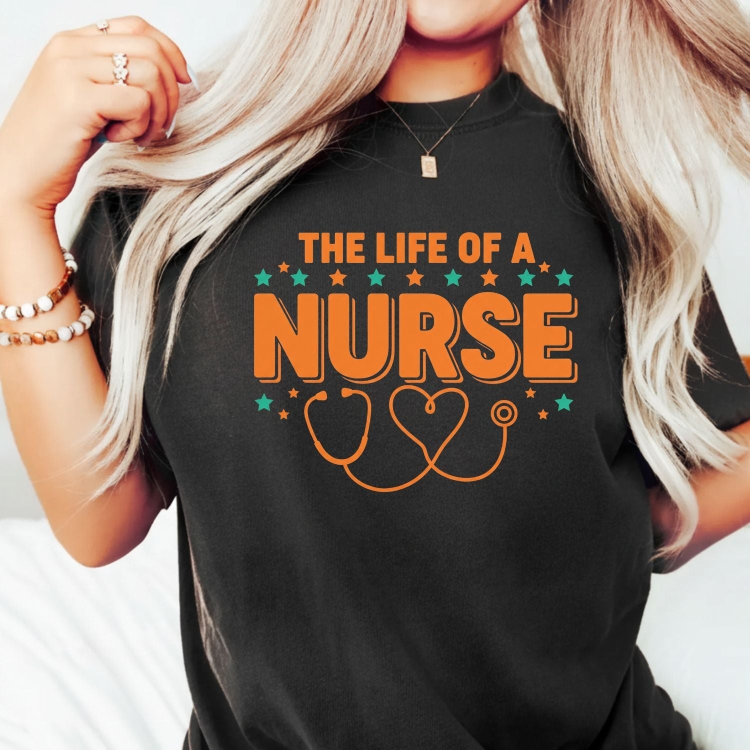 The Life of a Nurse Shirt - Nurse Showgirl Tee - Cute Nurse Appreciation Graphic T-Shirt