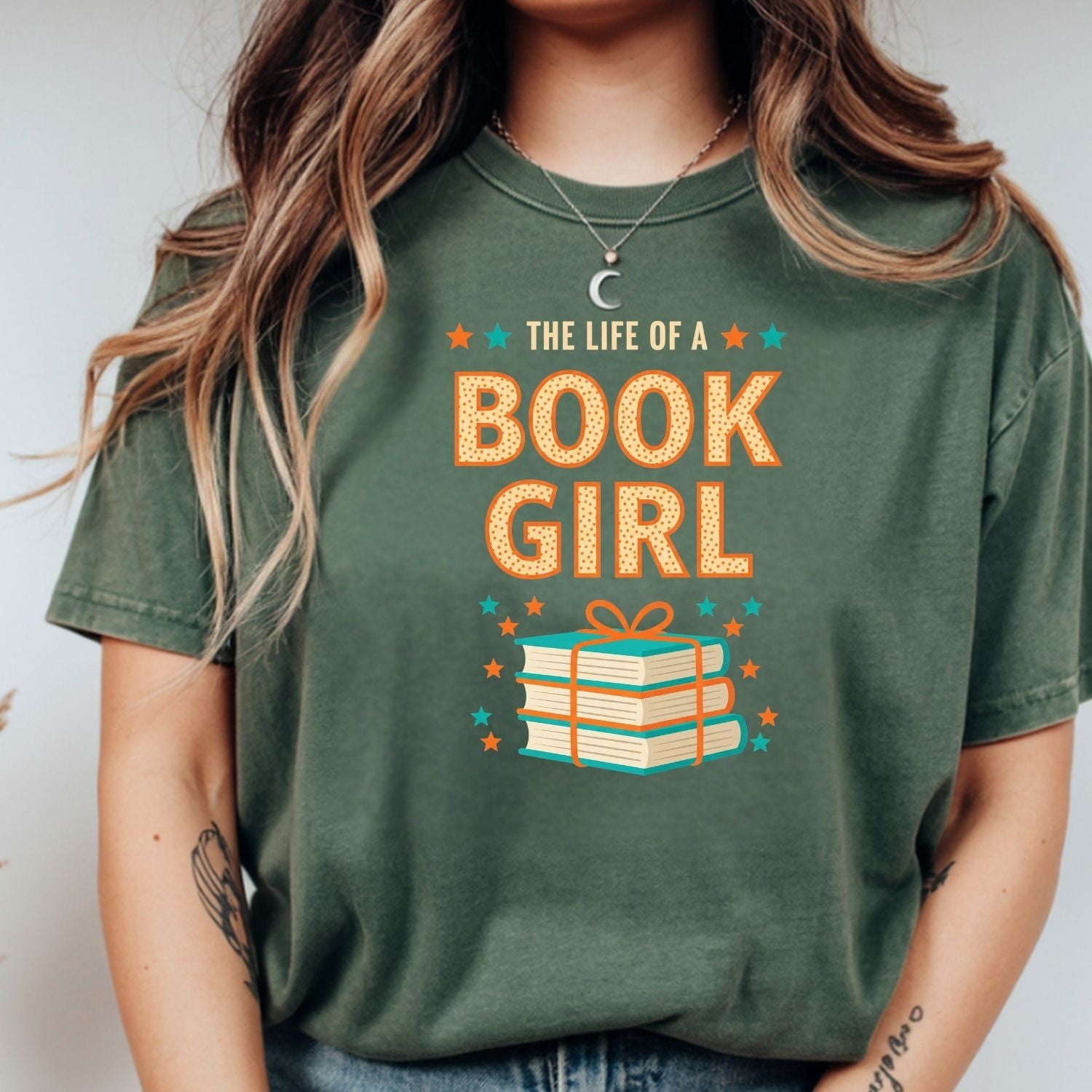 Book Girl Shirt - The Life of a Book Lover Tee - Showgirl Aesthetic T-Shirt for Fans