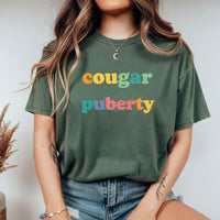 Cougar Menopause T-Shirt – Funny Bossy Moms Tee – Perimenopause Humor Graphic Top