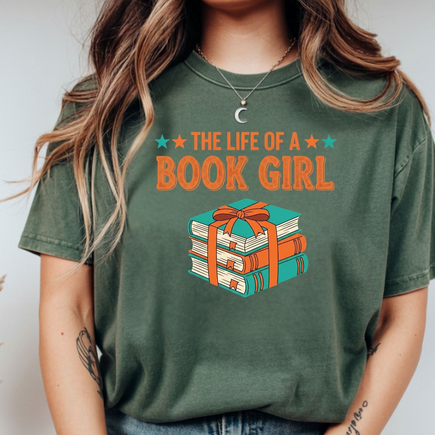 The Life of a Book Girl Shirt - Showgirl Graphic Tee - Book Lover Fan Convention T-Shirt
