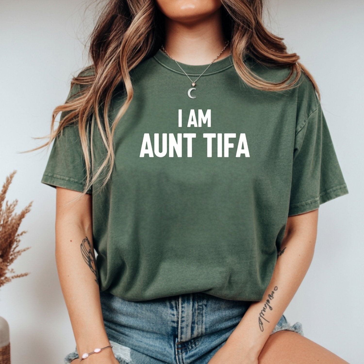 Funny Aunt Tifa Shirt – Humorous Meme Graphic Tee for Aunts