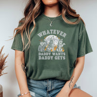 Whatever Dad Wants Dad Gets T-Shirt – Funny Werewolf Meme Tee – Cringe Humor Graphic Top