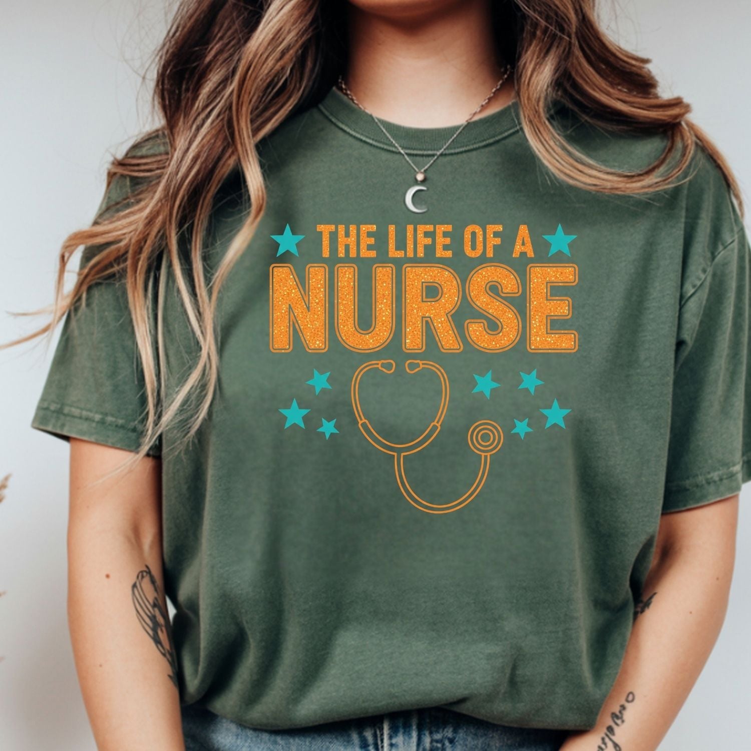 Nurse Showgirl Shirt - The Life of a Nurse Tee - Funny Nurse Appreciation Gift T-Shirt