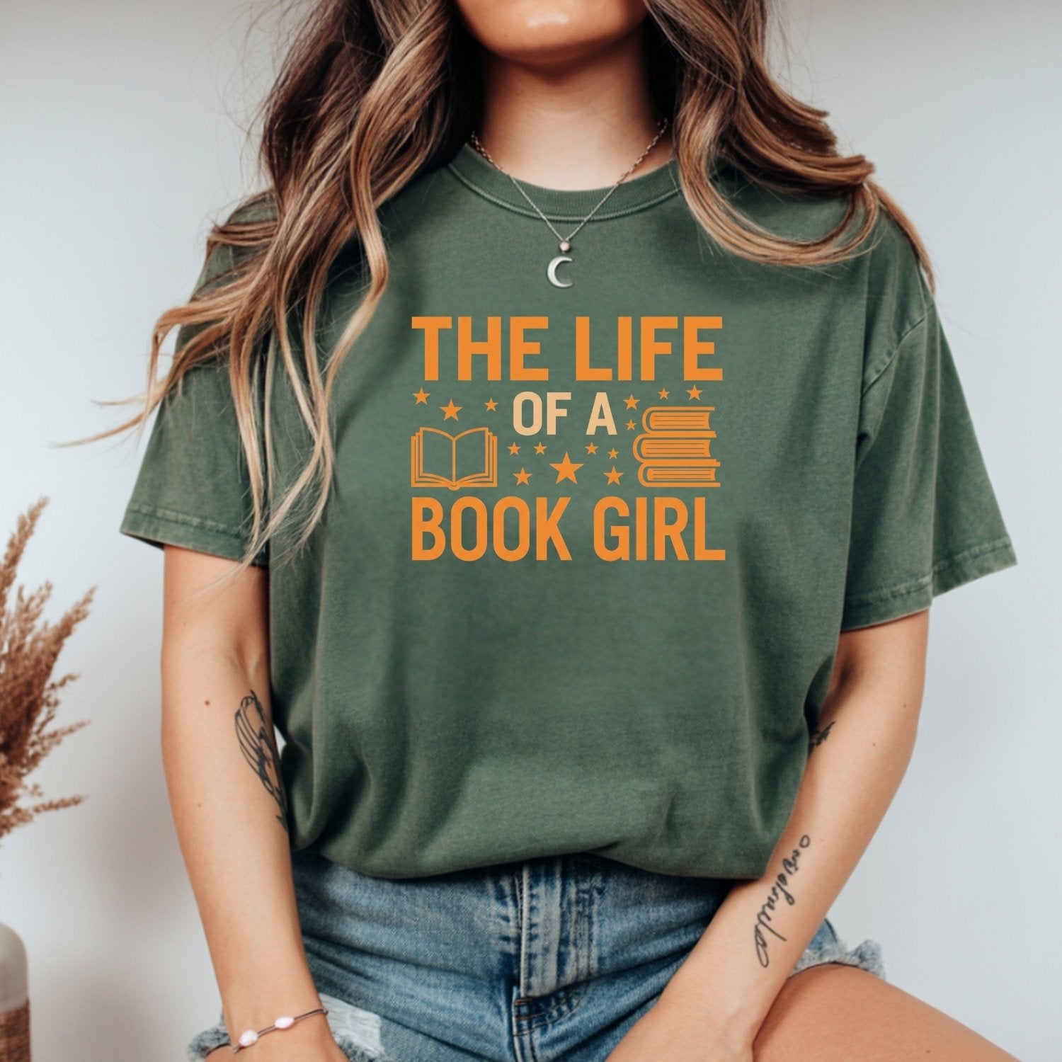 The Life of a Book Girl Shirt – Funny Showgirl Era Book Lover Tee