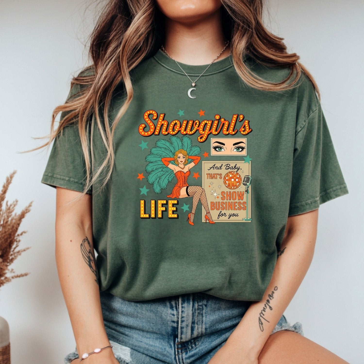 Showgirl Life Era T-Shirt – Retro Era-Inspired Graphic Tee