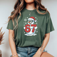 Funny Snowman Six Seven T-Shirt – Christmas Meme Graphic Tee.png