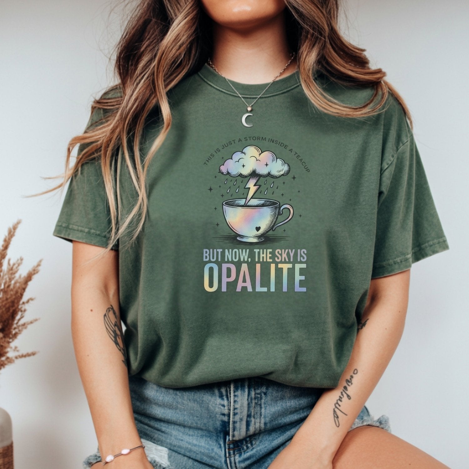 The Sky Is Opalite Tee – Dreamy Soft Pastel Aesthetic T-Shirt