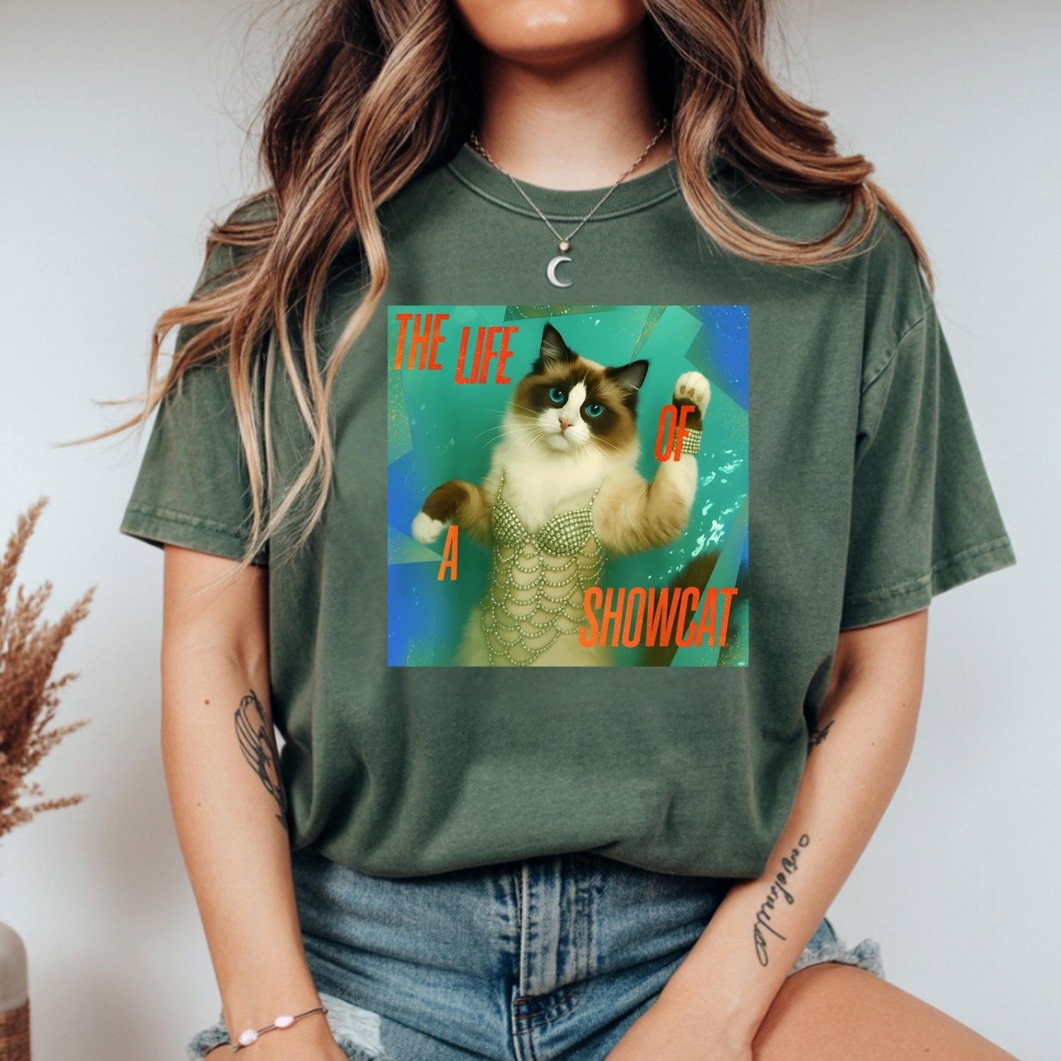 The Life of a Showcat Shirt – Funny Cat Lover Graphic Tee