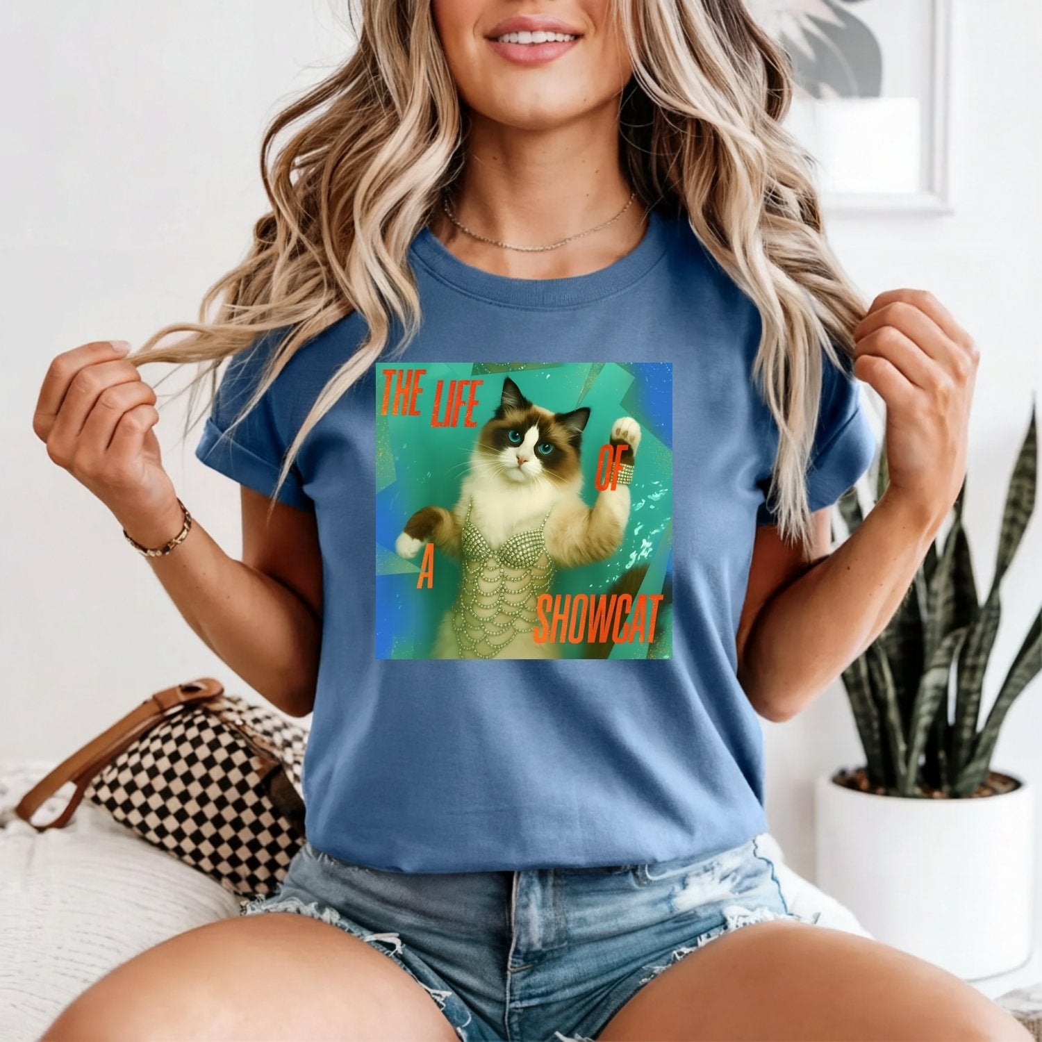 The Life of a Showcat Shirt – Funny Cat Lover Graphic Tee