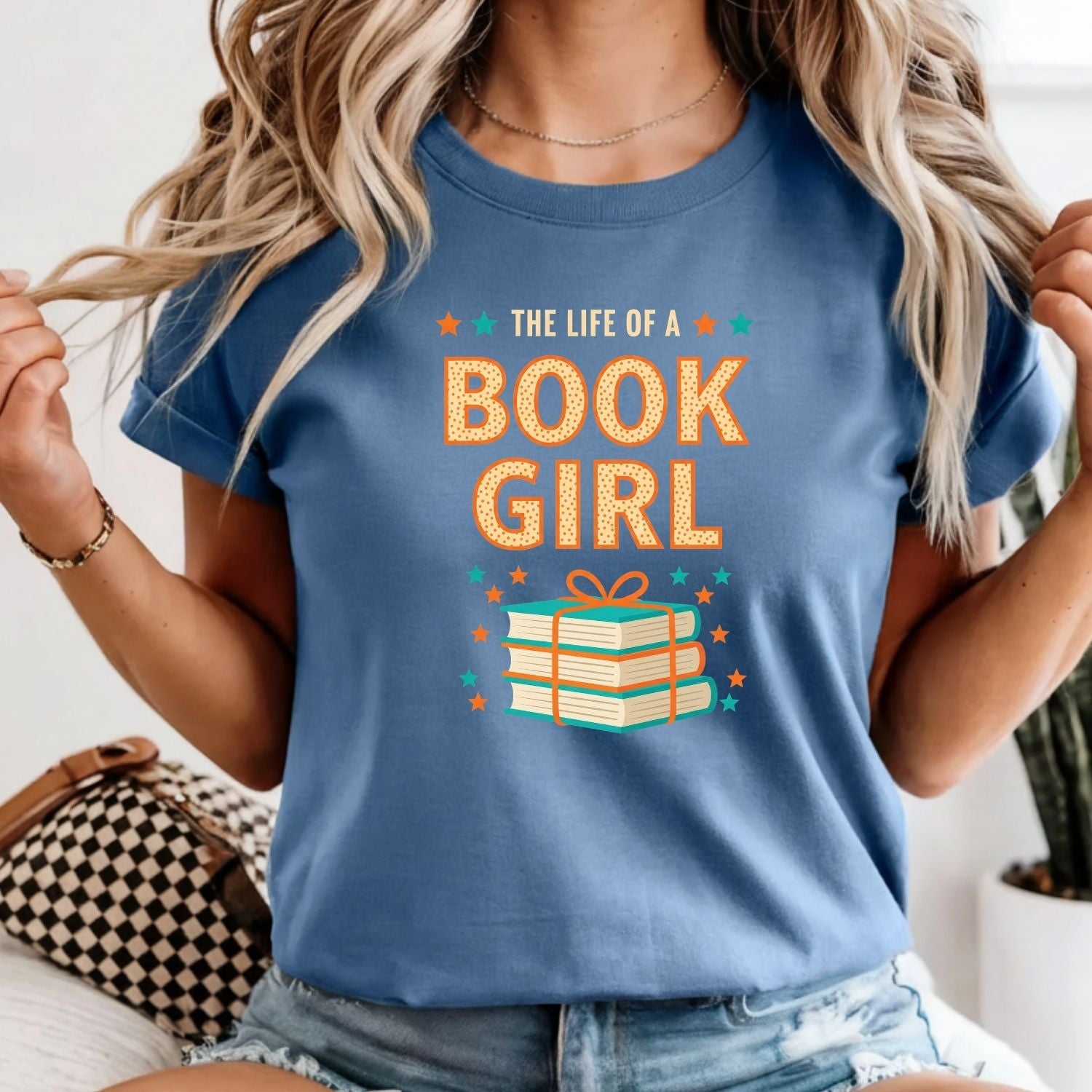 Book Girl Shirt - The Life of a Book Lover Tee - Showgirl Aesthetic T-Shirt for Fans