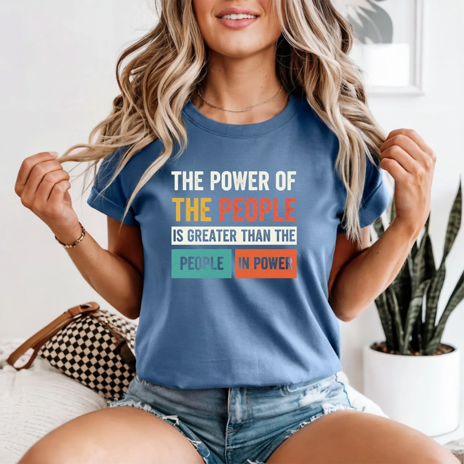 The Power of the People T-Shirt – Retro Comfort Graphic Tee – Freedom & Solidarity Top