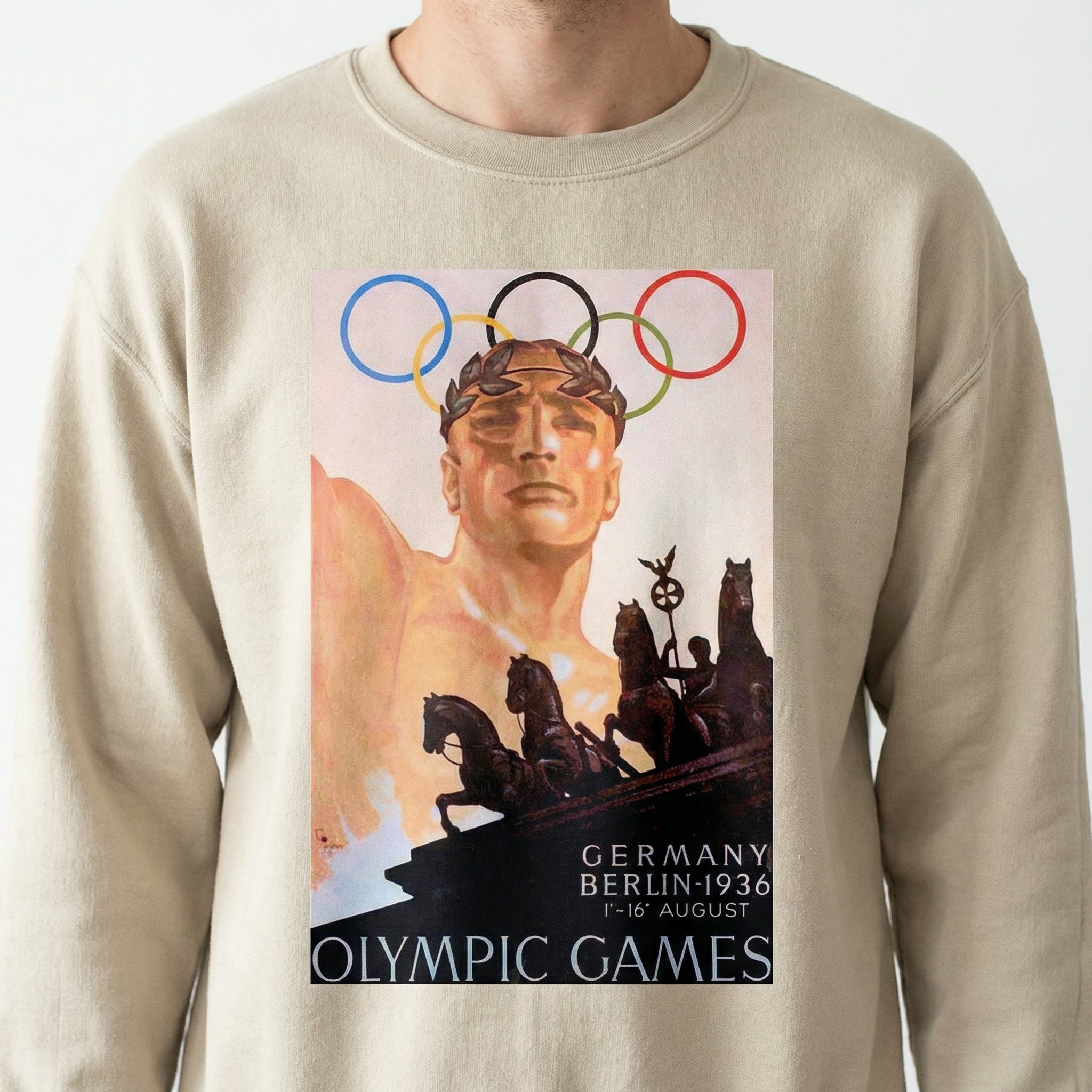 1936 Historic Games Inspired T-Shirt – Vintage Athletic Event Graphic Tee