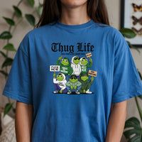 Thug Life Portland Frog T-Shirt – Funny Rebellious Streetwear Tee – Freedom Graphic Top