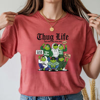 Thug Life Portland Frog T-Shirt – Funny Rebellious Streetwear Tee – Freedom Graphic Top