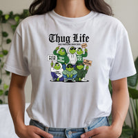 Thug Life Portland Frog T-Shirt – Funny Rebellious Streetwear Tee – Freedom Graphic Top