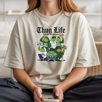 Thug Life Portland Frog T-Shirt – Funny Rebellious Streetwear Tee – Freedom Graphic Top