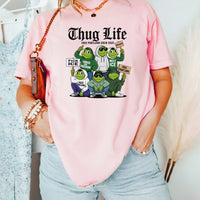 Thug Life Portland Frog T-Shirt – Funny Rebellious Streetwear Tee – Freedom Graphic Top