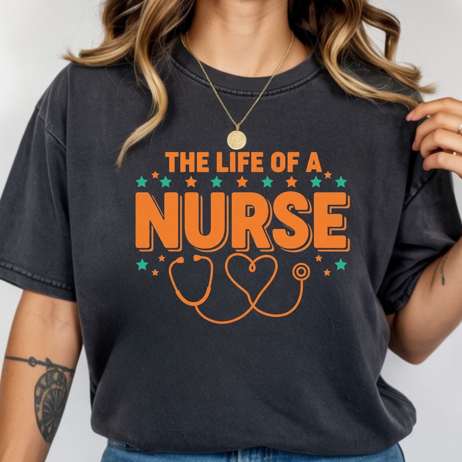 The Life of a Nurse Shirt - Nurse Showgirl Tee - Cute Nurse Appreciation Graphic T-Shirt