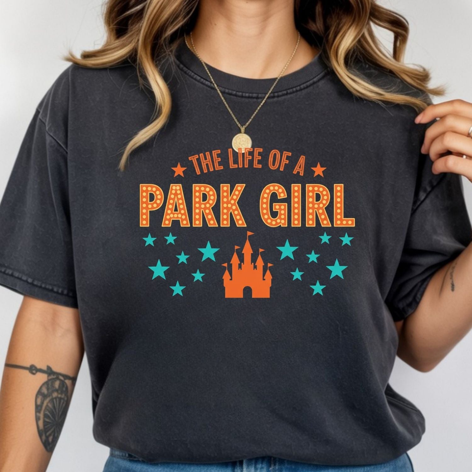 The Life of a Park Girl Shirt - Showgirl Vacation Graphic T-Shirt
