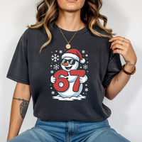Funny Snowman Six Seven T-Shirt – Christmas Meme Graphic Tee.png