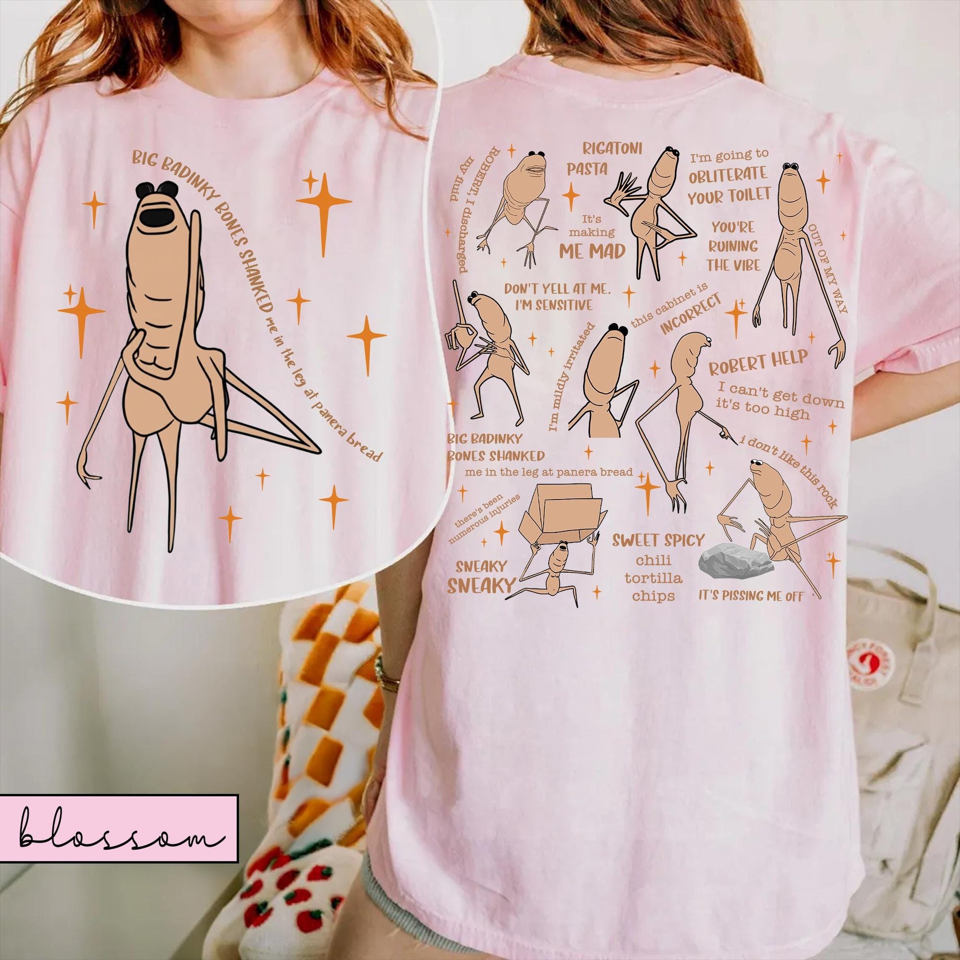 Marcus the Worm Meme Shirt – 2-Sided Funny Robert Help Graphic Tee