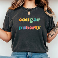 Cougar Menopause T-Shirt – Funny Bossy Moms Tee – Perimenopause Humor Graphic Top