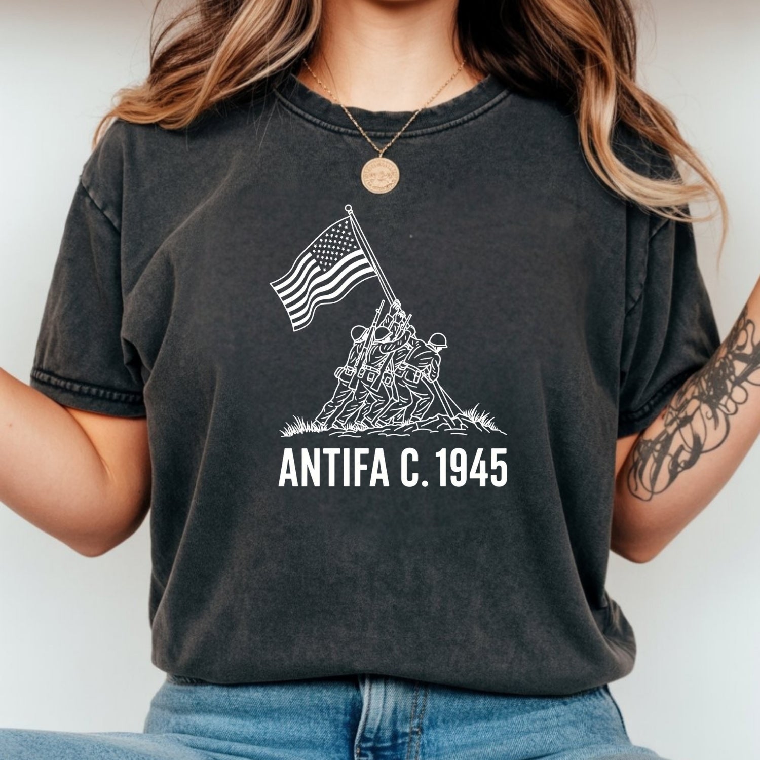Freedom Since 1945 Shirt – Retro Patriotic Tee – Vintage Historical Graphic Top