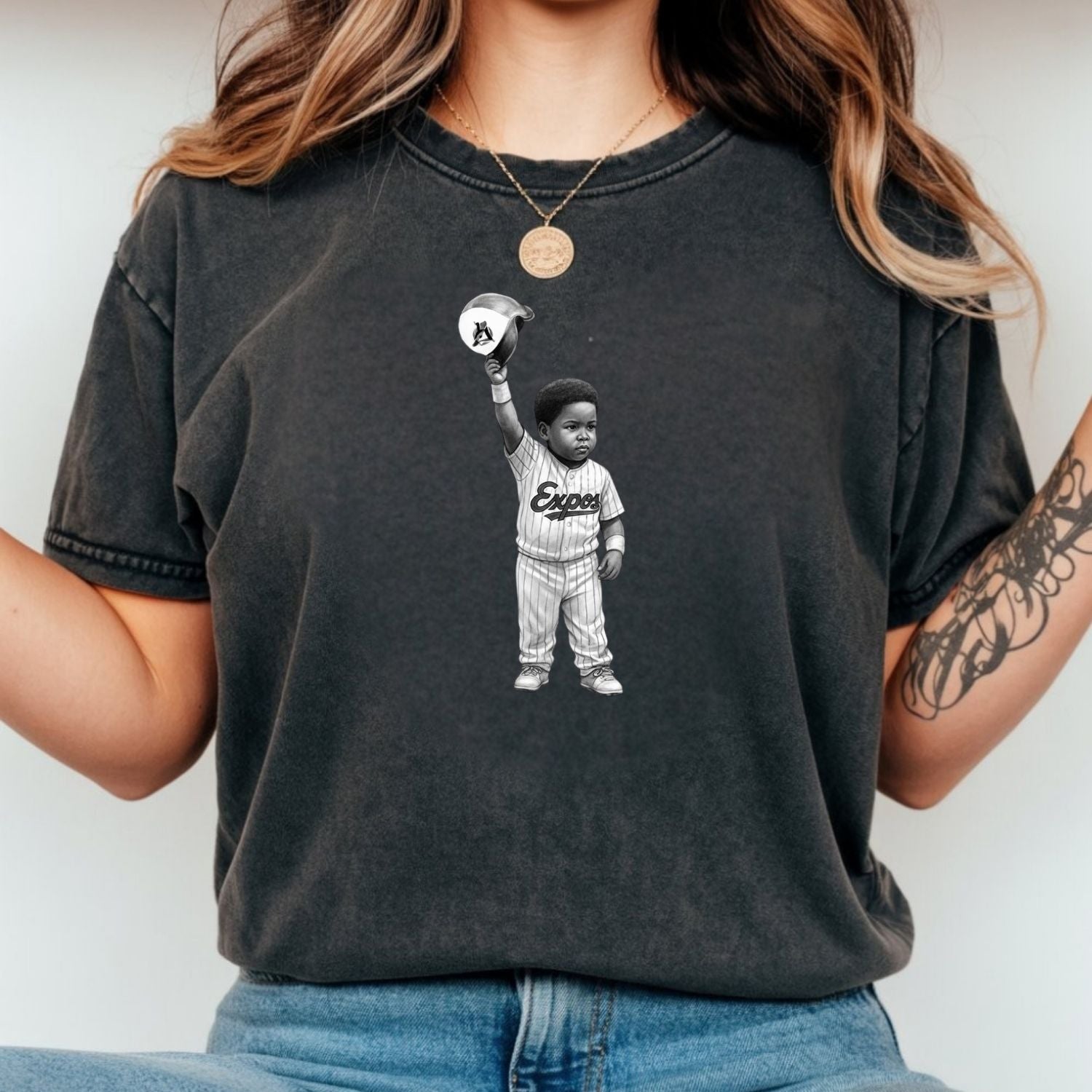 Born Ready Baseball T-Shirt – Vintage Vladdy Jr Athletic Graphic Tee