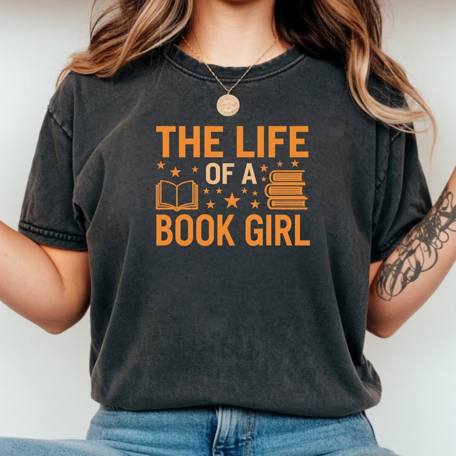 The Life of a Book Girl Shirt – Funny Showgirl Era Book Lover Tee