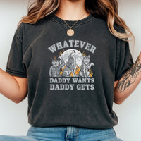 Whatever Dad Wants Dad Gets T-Shirt – Funny Werewolf Meme Tee – Cringe Humor Graphic Top