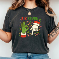 6 7 Meme Christmas Tee – Funny Santa Holiday Graphic Shirt