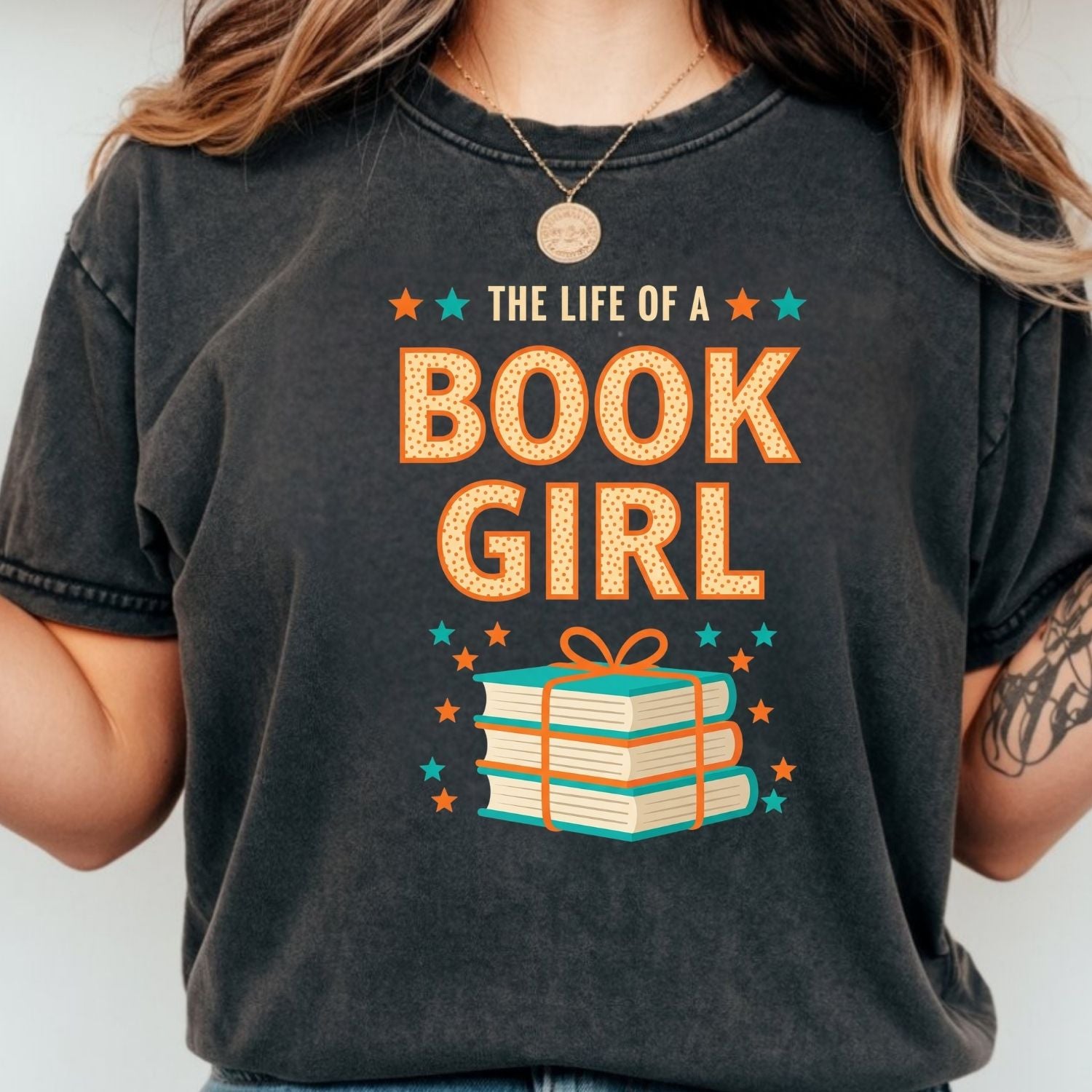 Book Girl Shirt - The Life of a Book Lover Tee - Showgirl Aesthetic T-Shirt for Fans