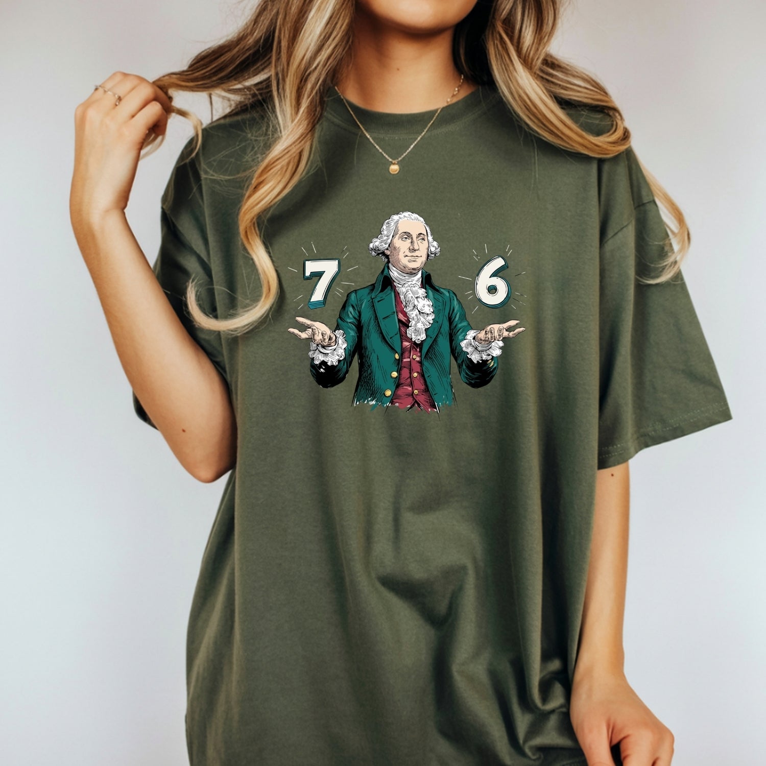 Six Seven Shirt – Vintage George Washington American History Graphic Tee