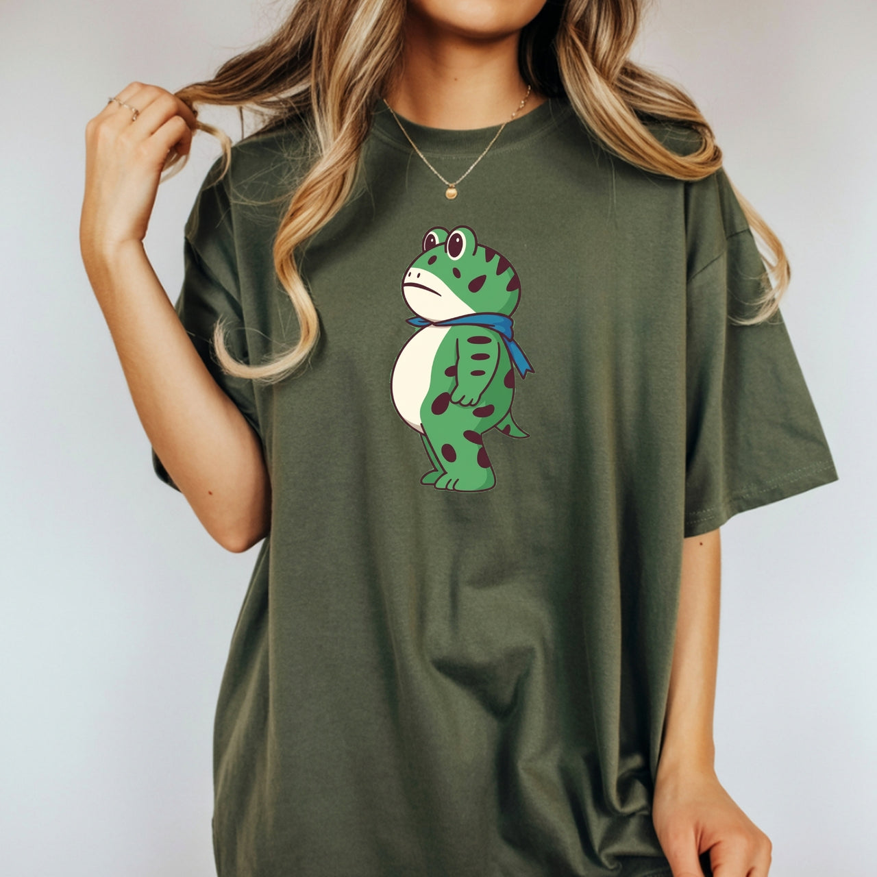 Portland Frog T-Shirt – Witty Protest-Style Vintage Shirt
