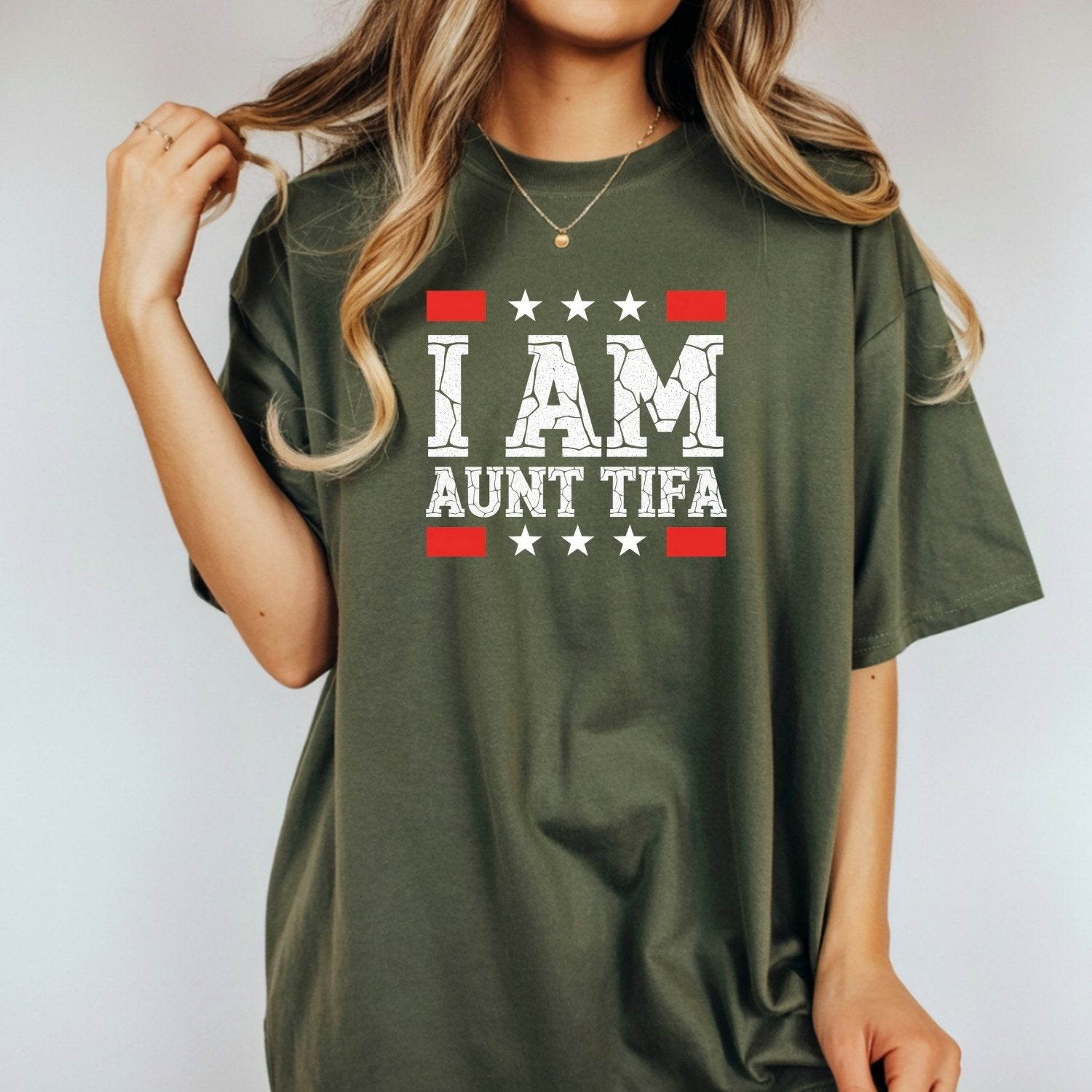 I Am Aunt Tifa Shirt – Funny Meme Graphic Tee for Aunts