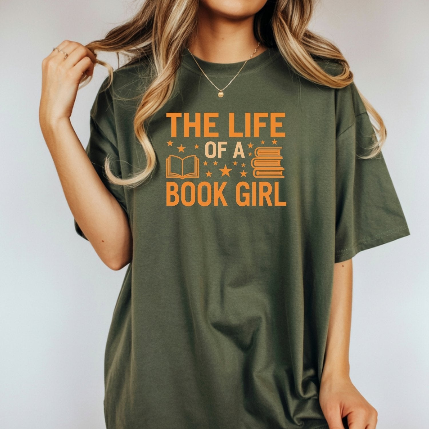 The Life of a Book Girl Shirt – Funny Showgirl Era Book Lover Tee