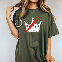 No Kings in America T-Shirt – Crown Graphic Tee Freedom Statement Shirt
