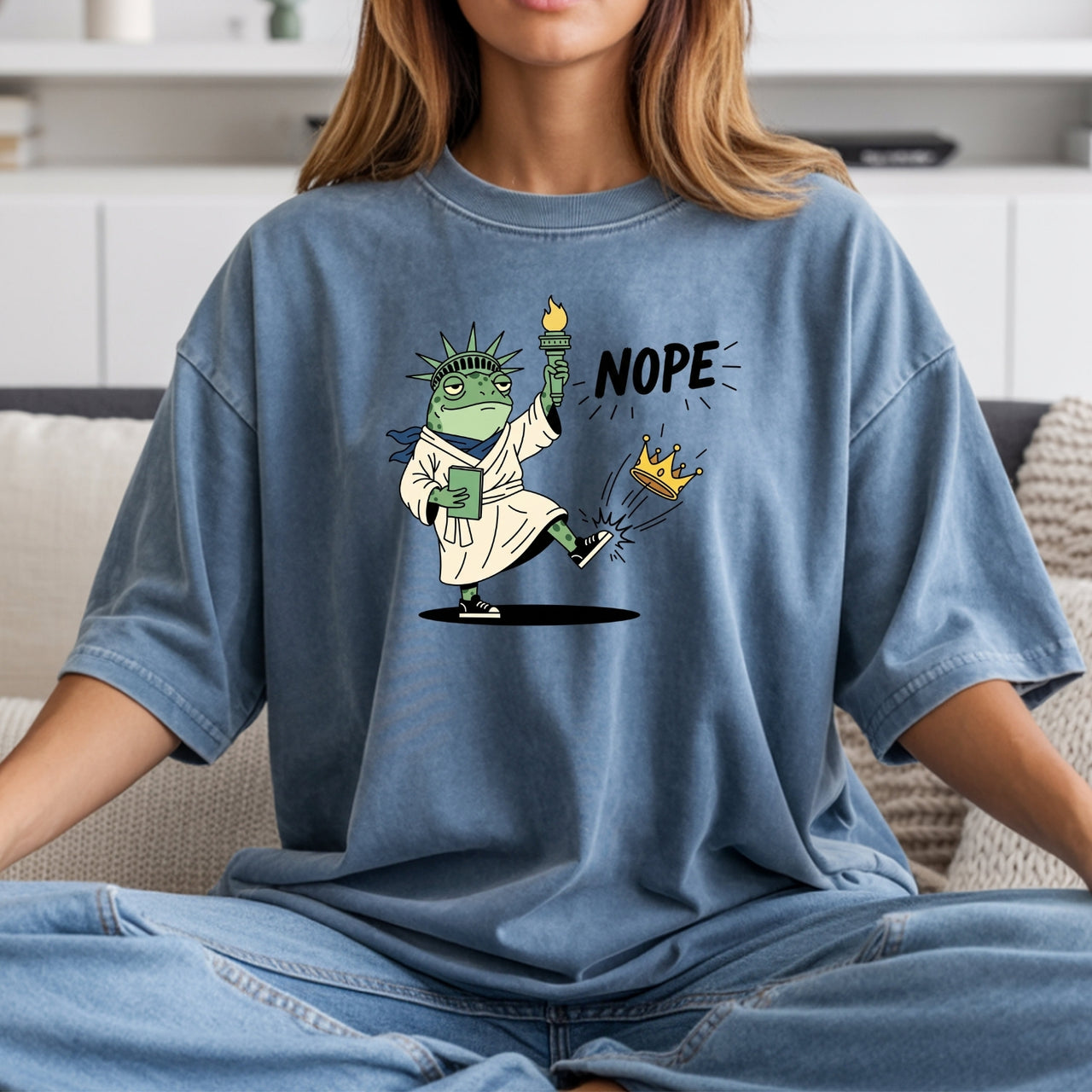 Freedom Statement Shirt – No Kings Equality T-Shirt – Independent Spirit Graphic Tee