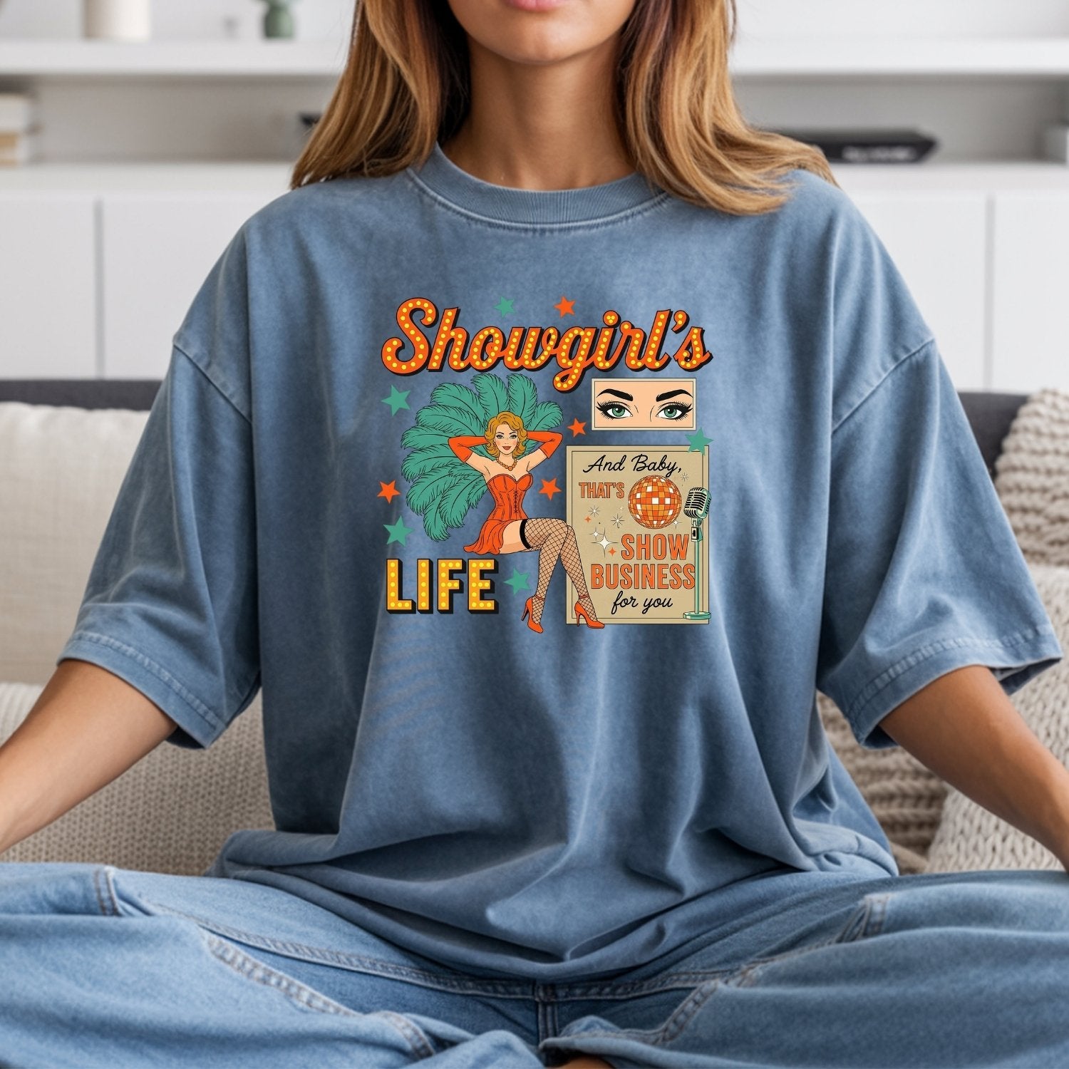 Showgirl Life Era T-Shirt – Retro Era-Inspired Graphic Tee