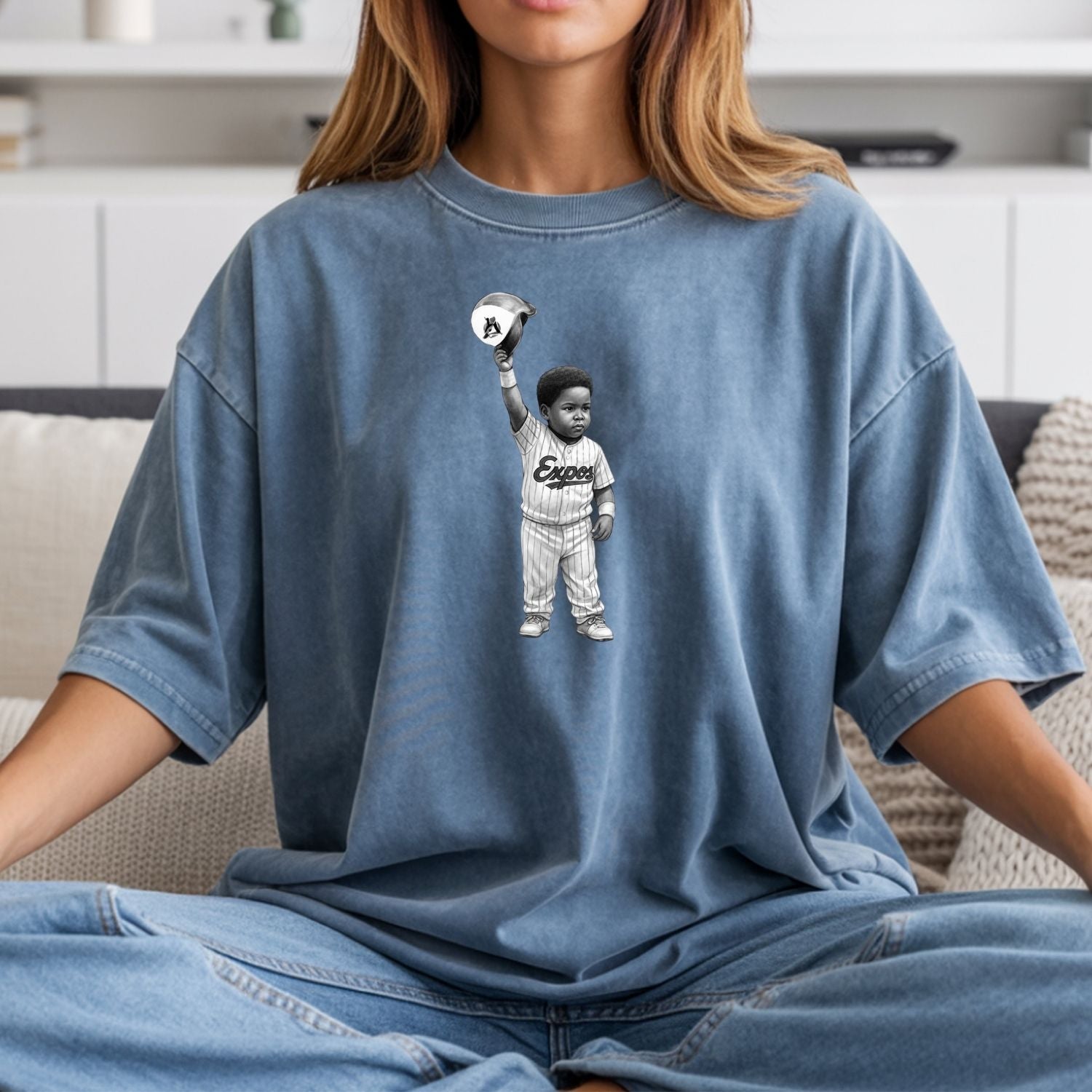 Born Ready Baseball T-Shirt – Vintage Vladdy Jr Athletic Graphic Tee