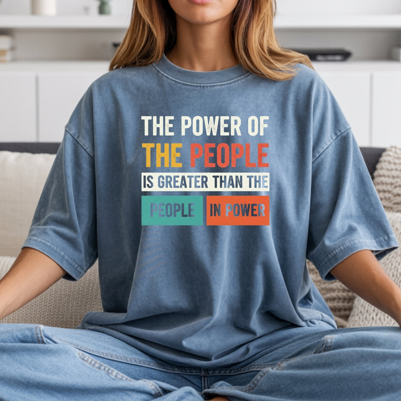 The Power of the People T-Shirt – Retro Comfort Graphic Tee – Freedom & Solidarity Top