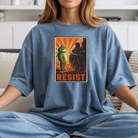 Portland Frog Shirt – Funny Rebel Graphic Tee – No Kings in America Parody Design