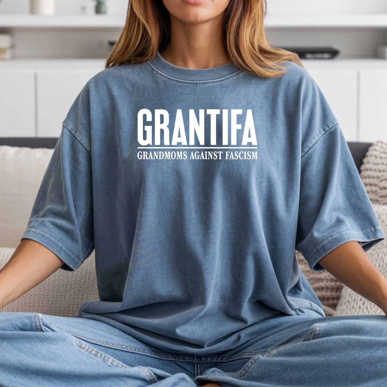 Grantifa Grandmoms T-Shirt – Funny Grandma Meme Graphic Tee
