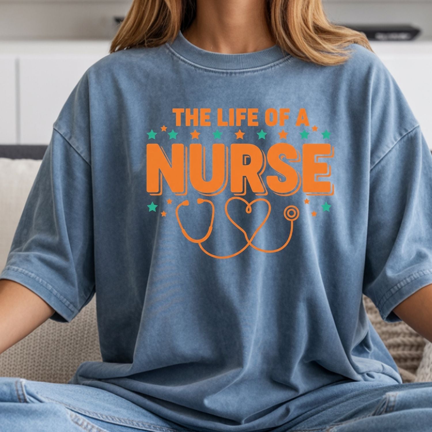 The Life of a Nurse Shirt - Nurse Showgirl Tee - Cute Nurse Appreciation Graphic T-Shirt