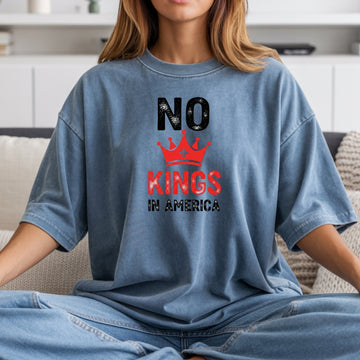 No Kings in America T-Shirt – Patriotic Democracy Tee – Freedom Graphic Top