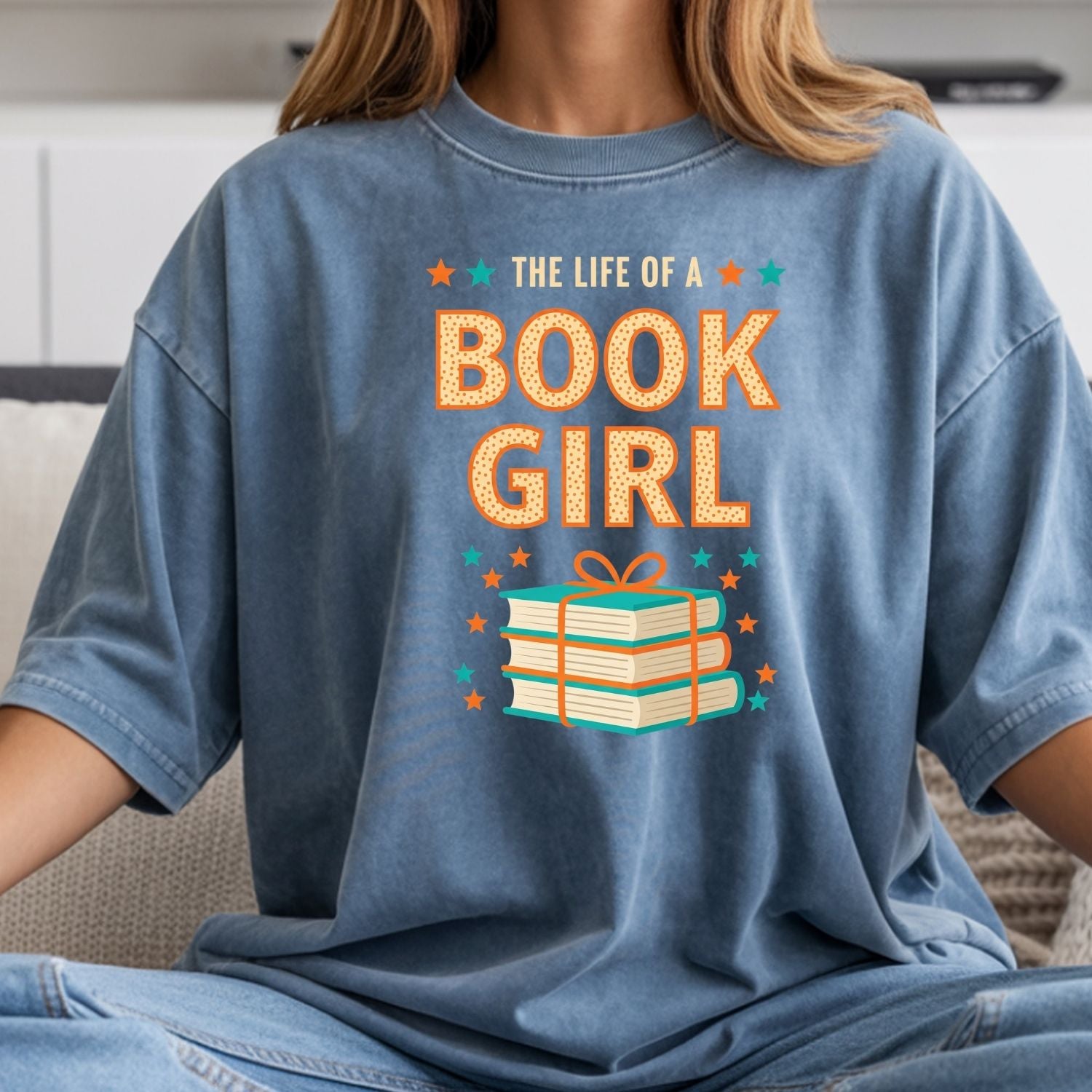 Book Girl Shirt - The Life of a Book Lover Tee - Showgirl Aesthetic T-Shirt for Fans