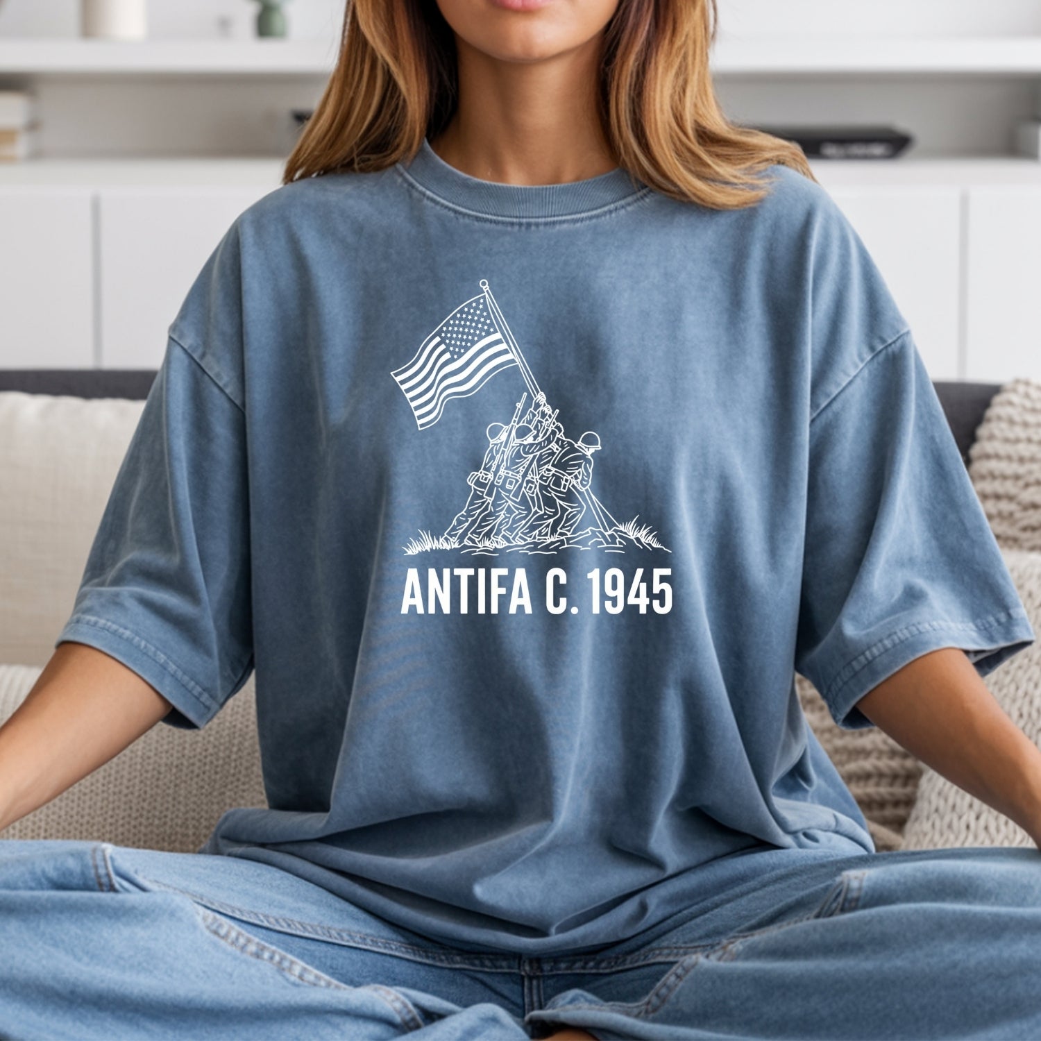 Freedom Since 1945 Shirt – Retro Patriotic Tee – Vintage Historical Graphic Top