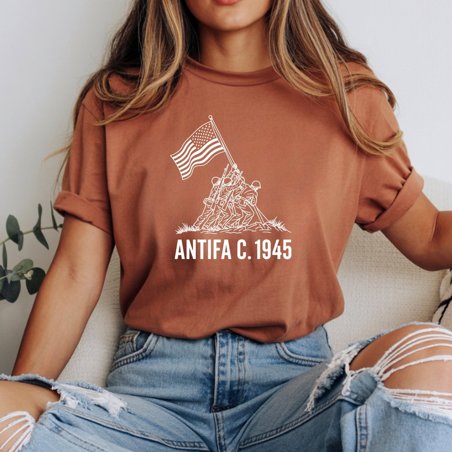 Freedom Since 1945 Shirt – Retro Patriotic Tee – Vintage Historical Graphic Top