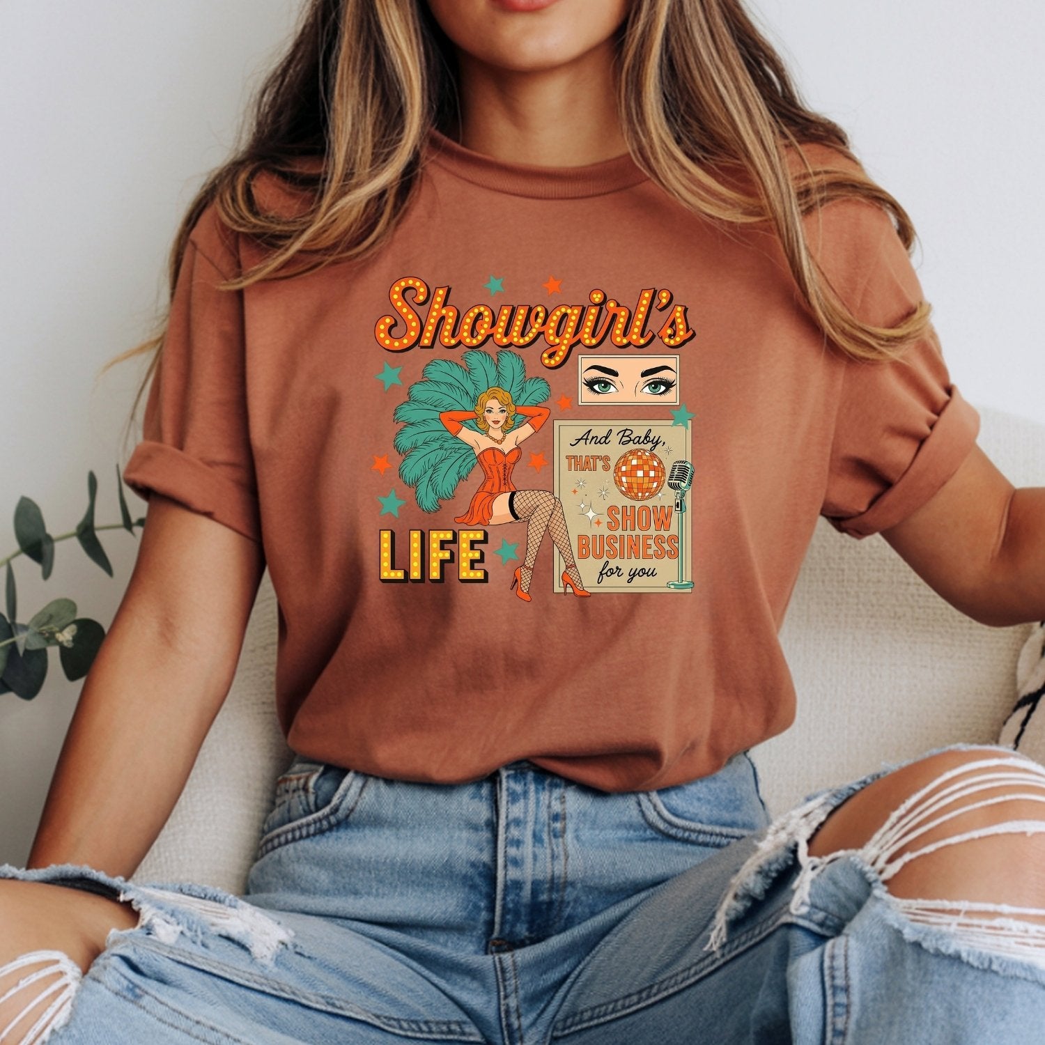 Showgirl Life Era T-Shirt – Retro Era-Inspired Graphic Tee